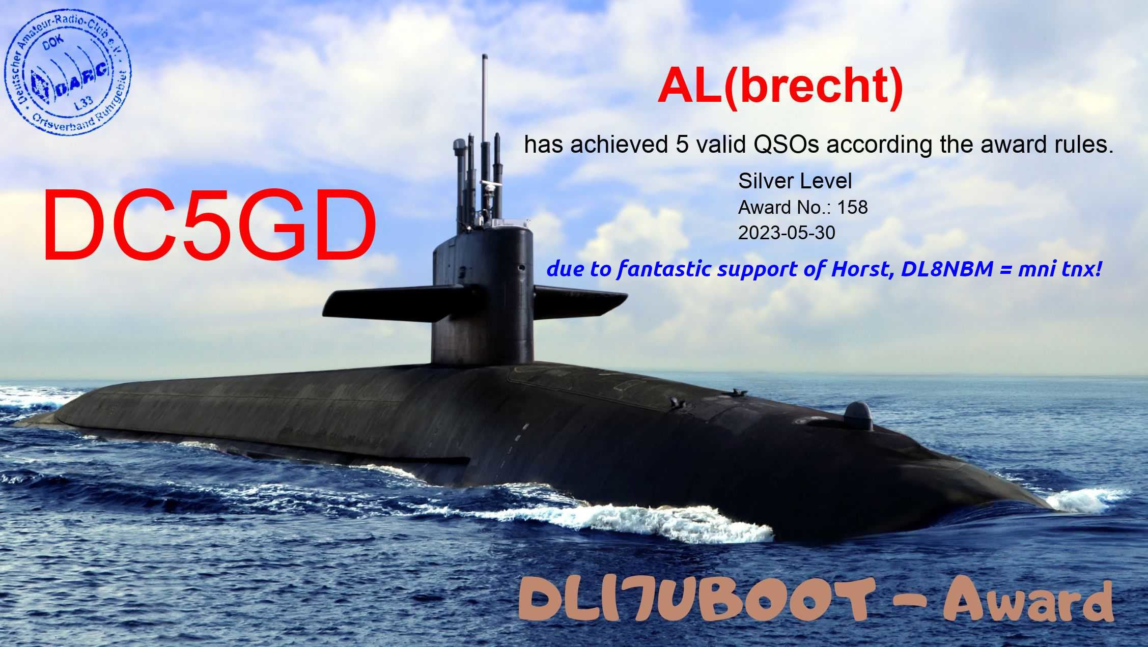 U17 Uboot (silber), danke an Horst! U17 Uboot (silber), danke an Horst!